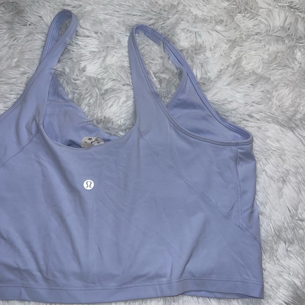 Lululemon Align Tank size 14 Light Blue Periwinkle Color has rip tag